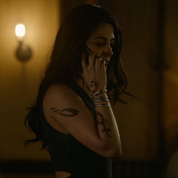 T by Alexander Wang Cutout Ribbed-Knit Mini Dress ASO Isabelle Lightwood - Picture 10 of 10